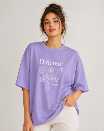 Different Ness Oversized Graphic T-Shirt ( FKSM GD 04 )