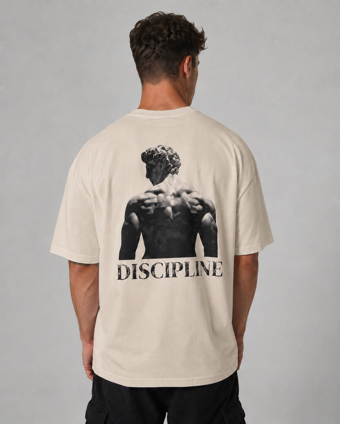 DISCIPLINE Oversized Graphic T-Shirt – Premium Streetwear Cotton Tee