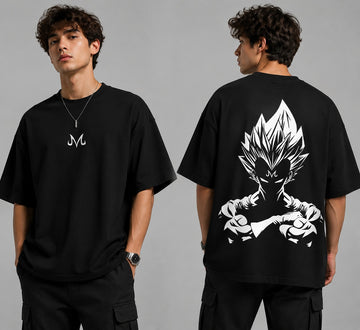 Premium Oversized Graphic Printed T-Shirt – Front & Back Streetwear Edition