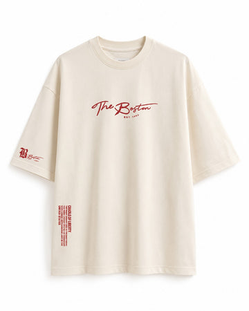 The Boston Oversized Streetwear T-Shirt – Premium Cotton Graphic Tee