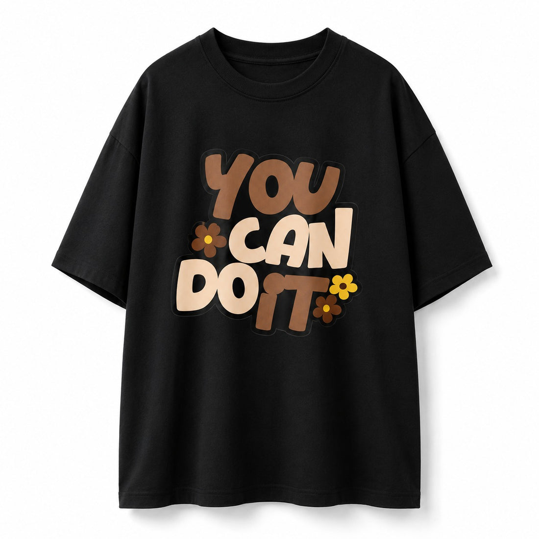 Unisex Oversized Graphic T-Shirt – Premium Cotton Streetwear Tee | You Can Do It Design